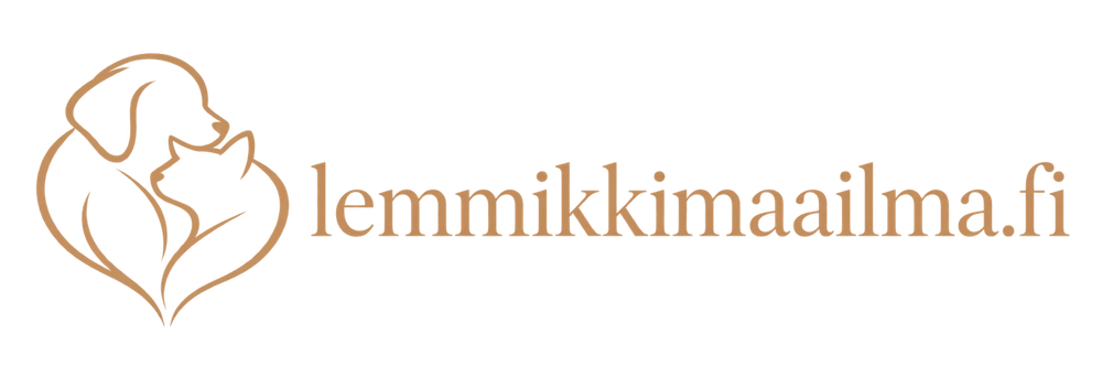 lemmikkimaailma.fi – koira ja kissa sydämen muodossa